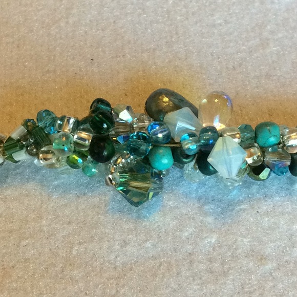 FINAL SALE PRICE CL Designs Crochet Lavish Embellishments Bracelet - Picture 3 of 5